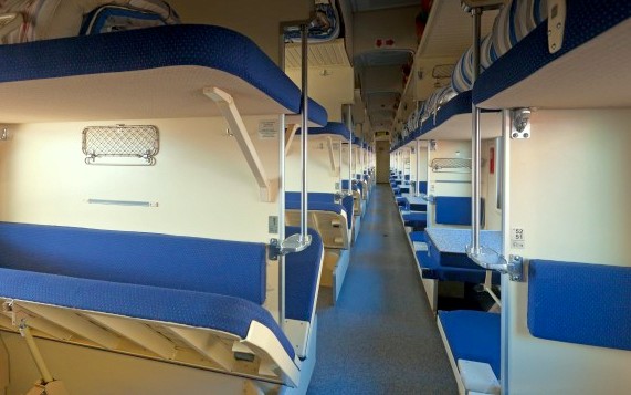 Interior sleeper train