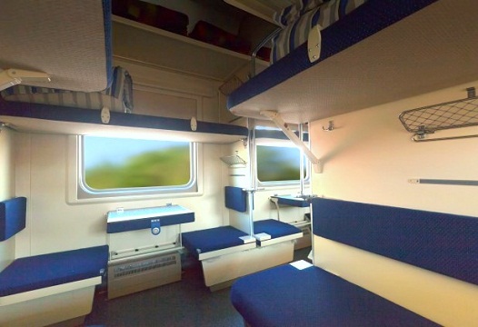 Interior sleeper train